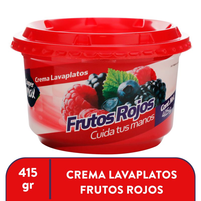 Lavaplatos Supermax Frutos Rojos  - 415 g