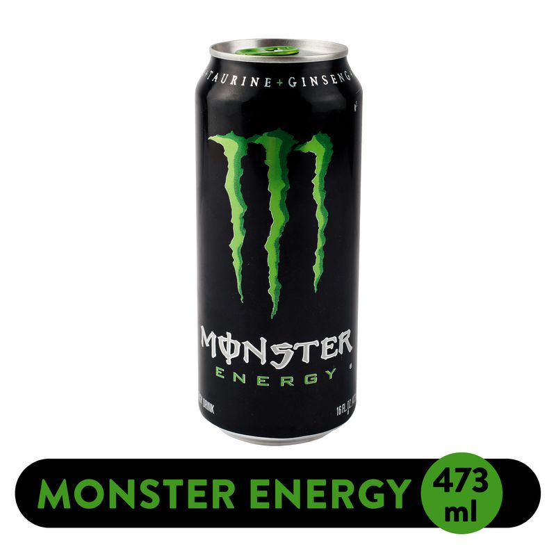 Bebida energética Monster original en lata - 473 ml