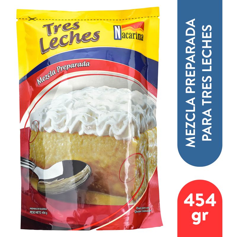 Mezcla Nacarina Preparada Para Tres Leches - 454 g