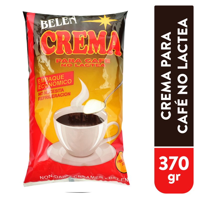 Crema para café Belén bolsa – 370 g