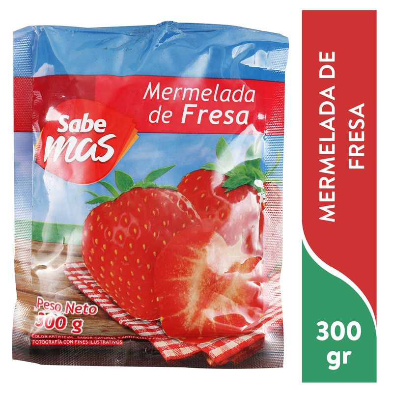 Mermelada Sabemas De Fresa Bolsa - 300 g