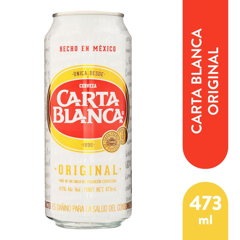 Cerveza Carta Blanca - 473 ml