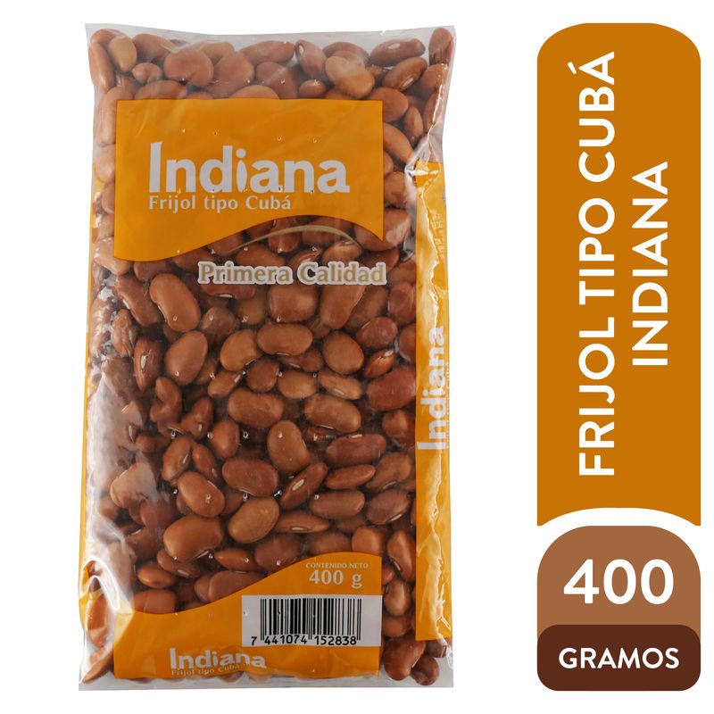 Frijol tipo cubá Indiana bolsa - 400 g