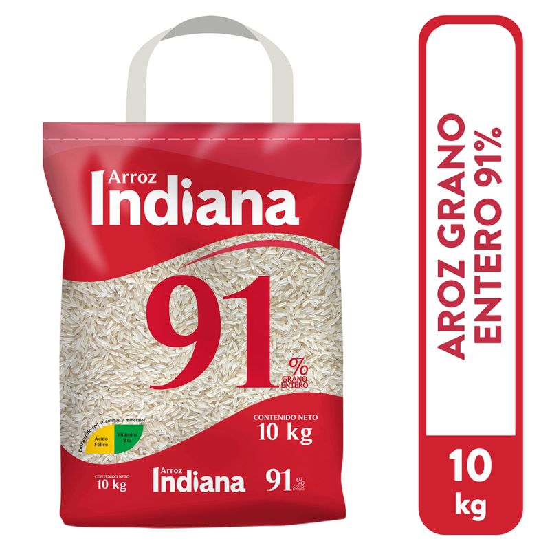Arroz Indiana 91% grano entero - 10 kg