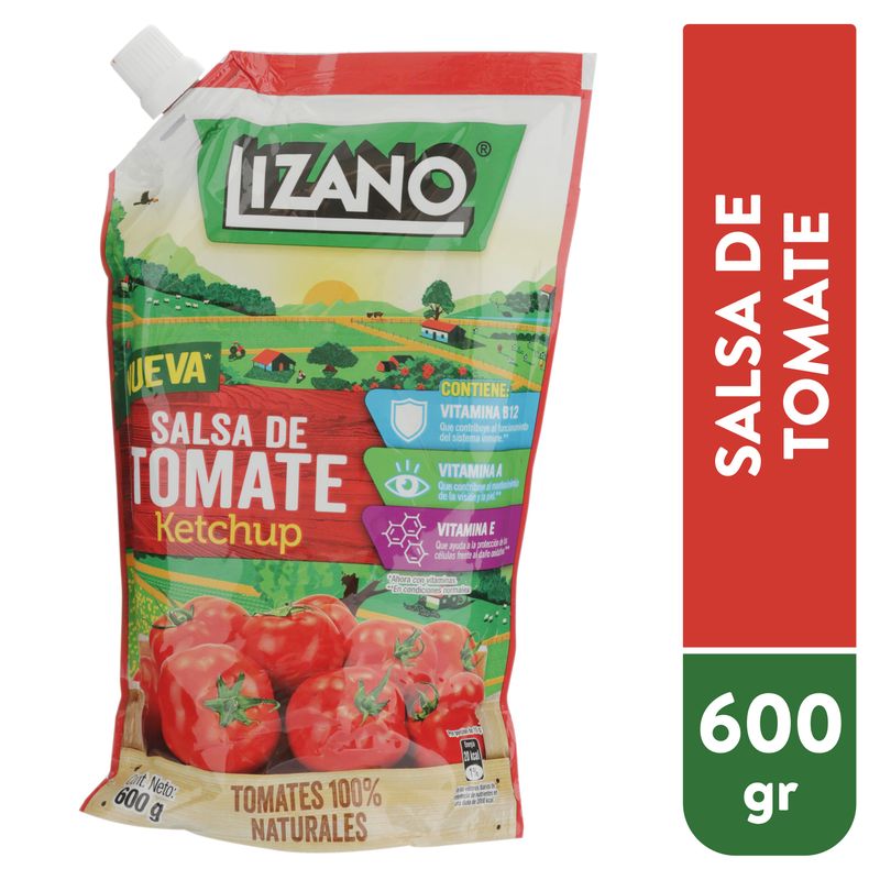 Salsa Lizano kétchup de tomate doy pack - 600 g