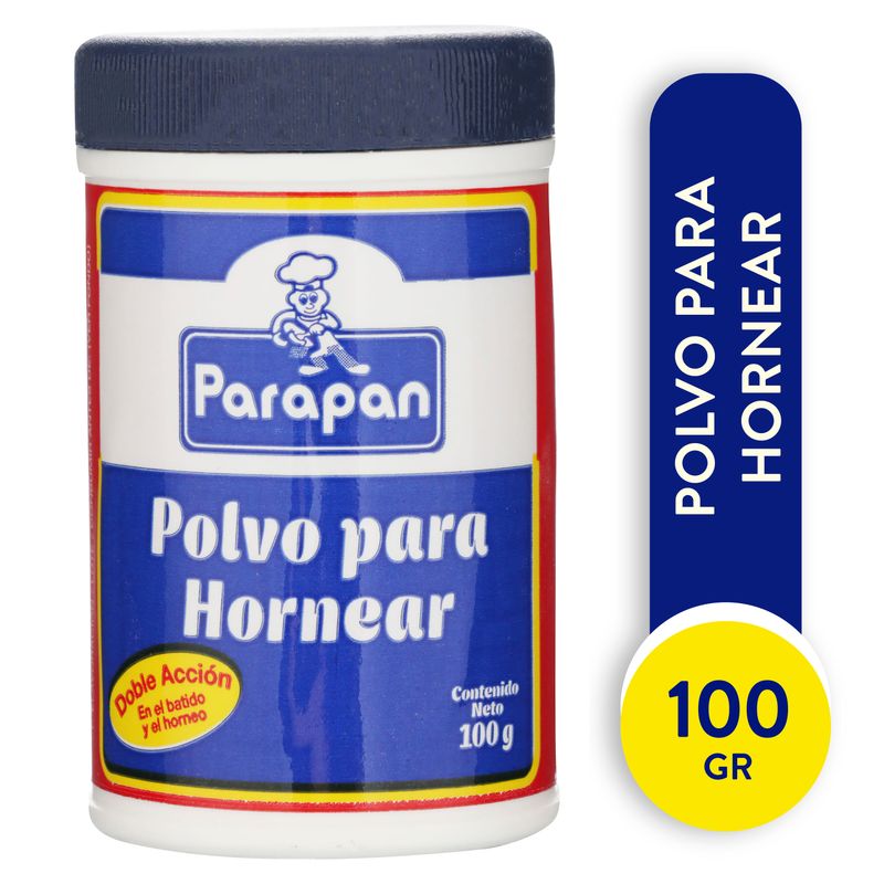 Polvo para hornear Parapan doble acción - 100 g