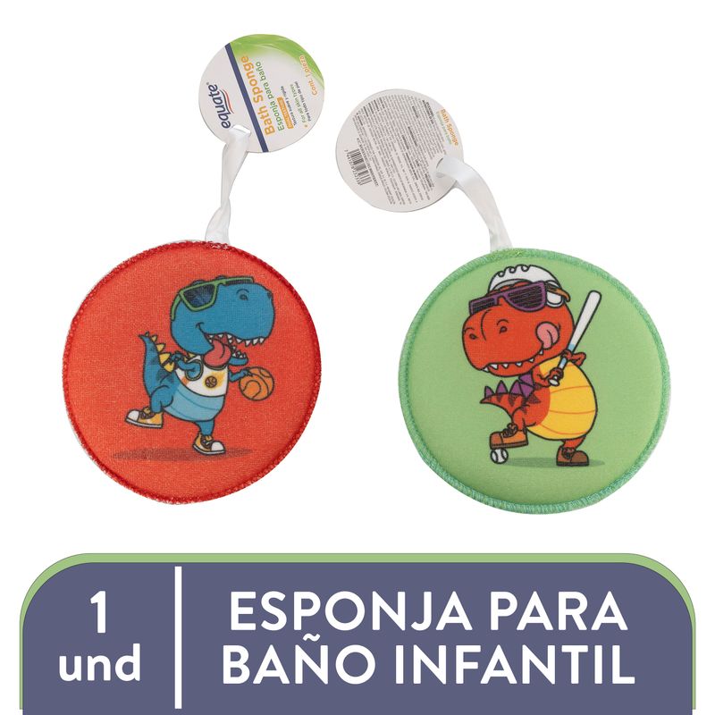 Esponja Para Baño Equate Infantil - 1 Ud