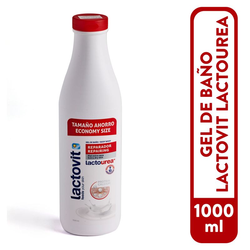 Gel de baño Lactovit para piel extra seca - 1000 ml