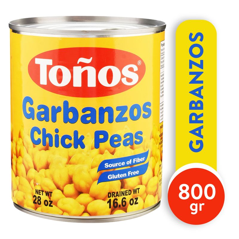 Garbanzos Toños enlatados - 800 g