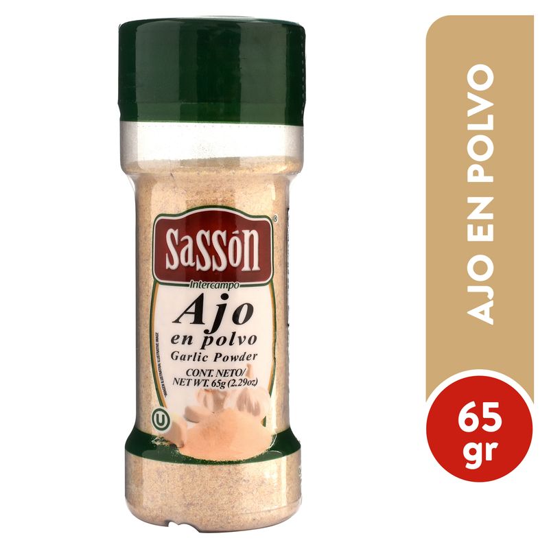 Ajo en polvo Sassón - 65 g