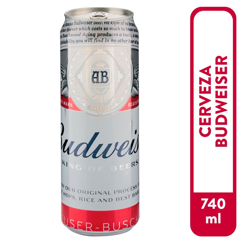 Cerveza Budweiser Lata - 269 ml