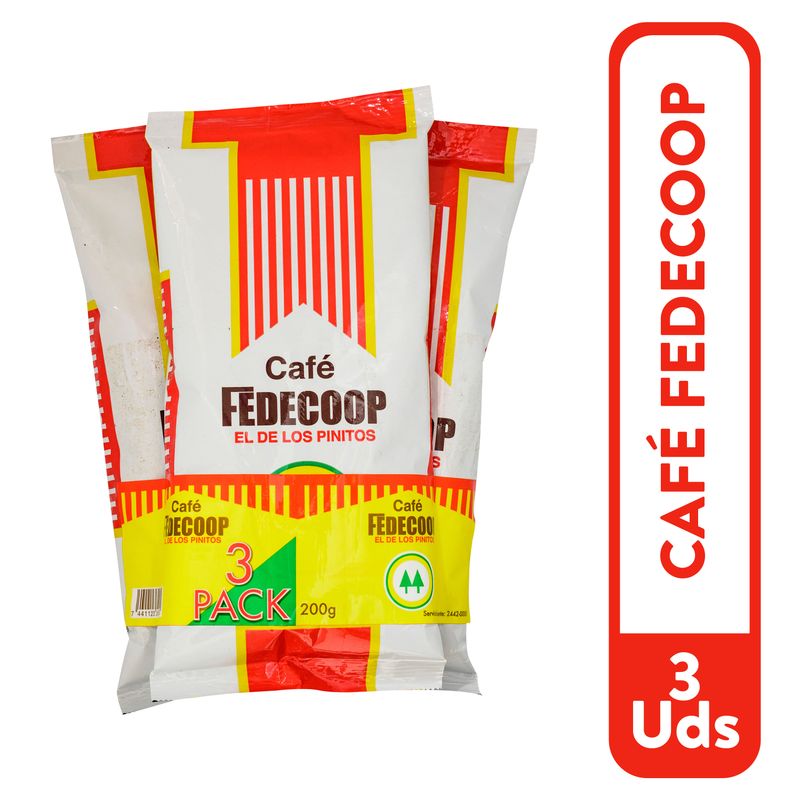 Café Fedecoop torrefacto 3 pack - 200 g
