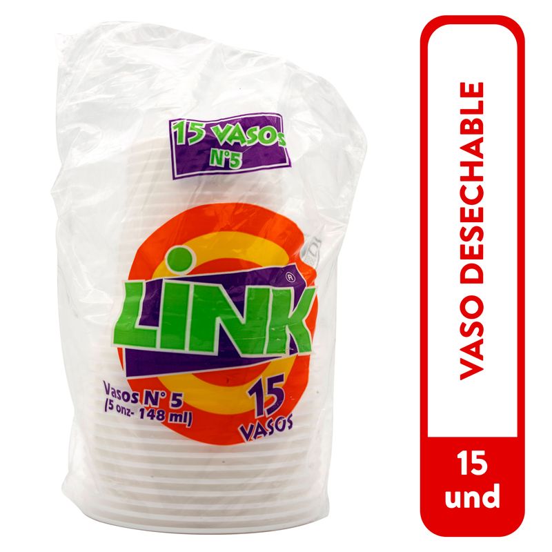 Vaso Plástico Link  Desechable N.5