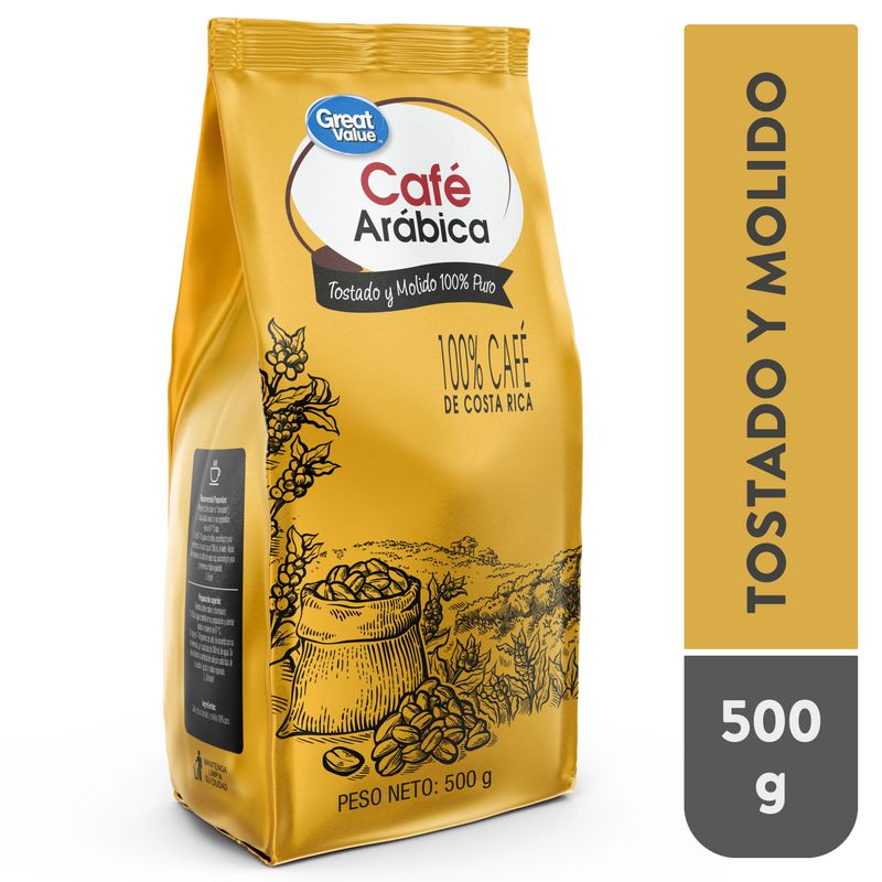 Café Great ValueTostado y Molido - 500 g