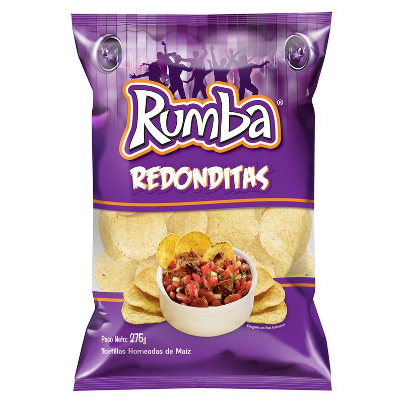 Snacks Rumba tosty tortilla tostada redondonditas grande - 275 g
