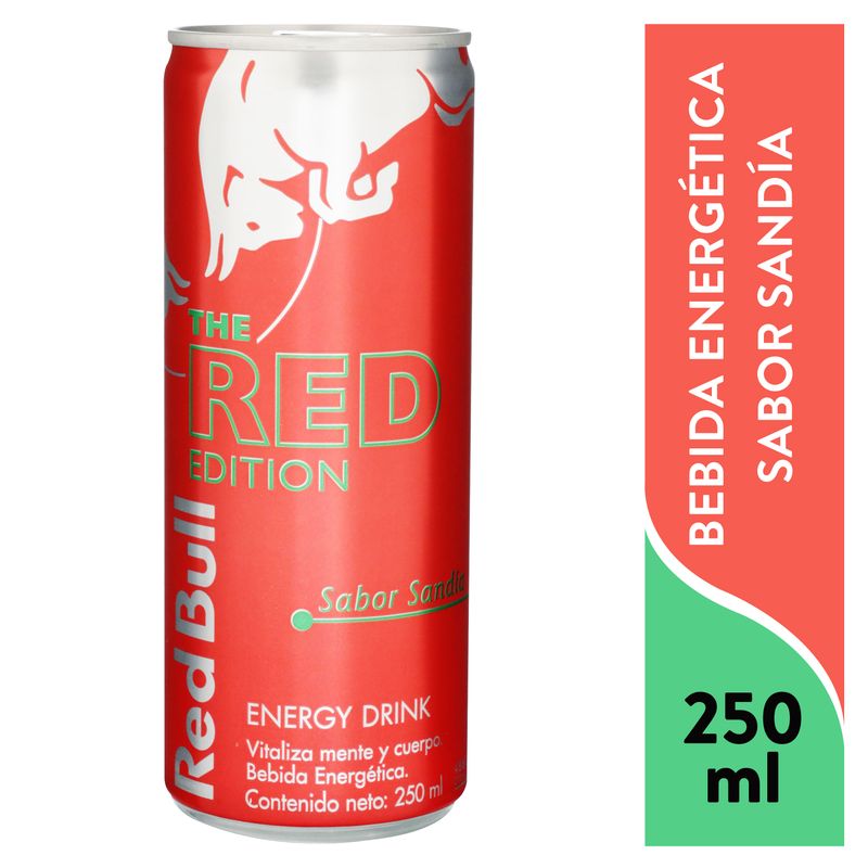 Bebida Energética Red Bull Red Edition Sabor Sandía Lata - 250ml