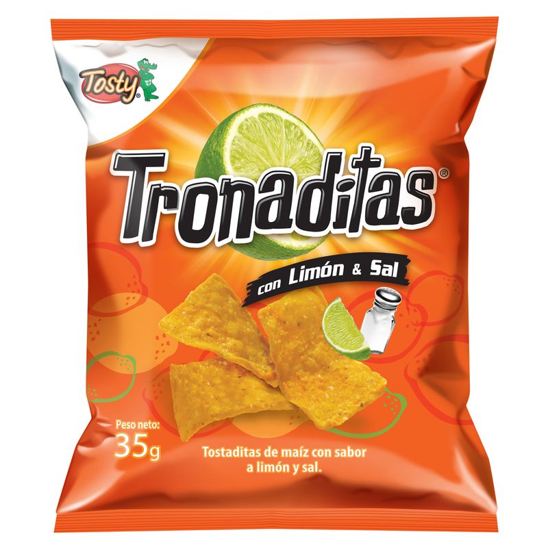 Tronaditas Tosty Snack Limón Y Sal -35 g