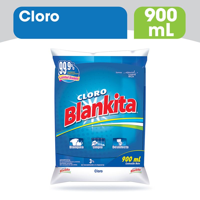Cloro Blankita Original, Bolsa - 900ml