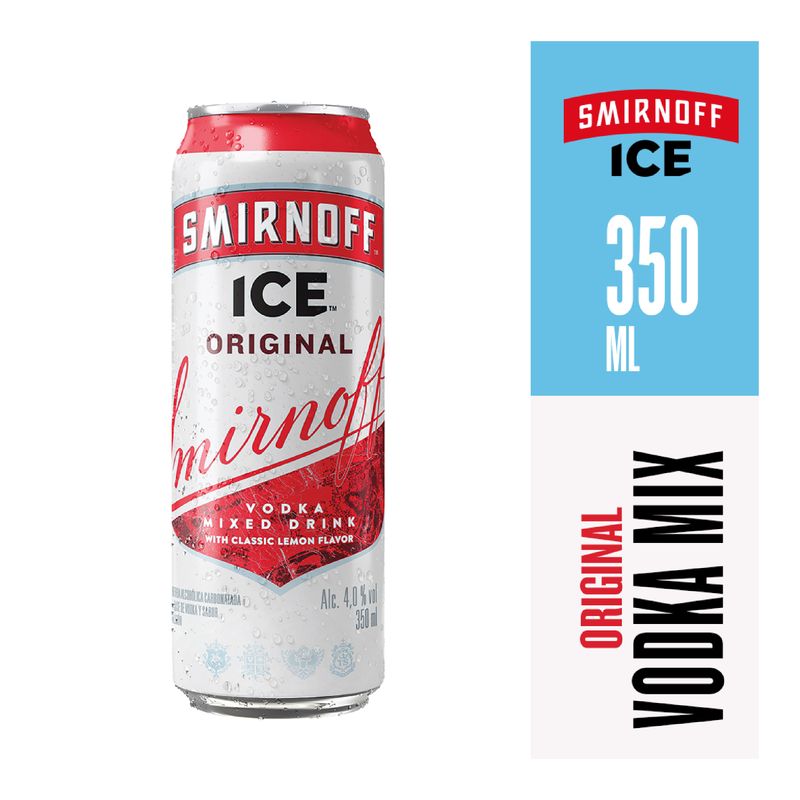 Vodka Smirnoff Ice Original Lata - 350 ml