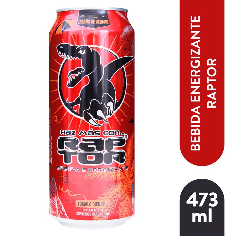 Bebida Energetica Raptor Lata - 473 ml