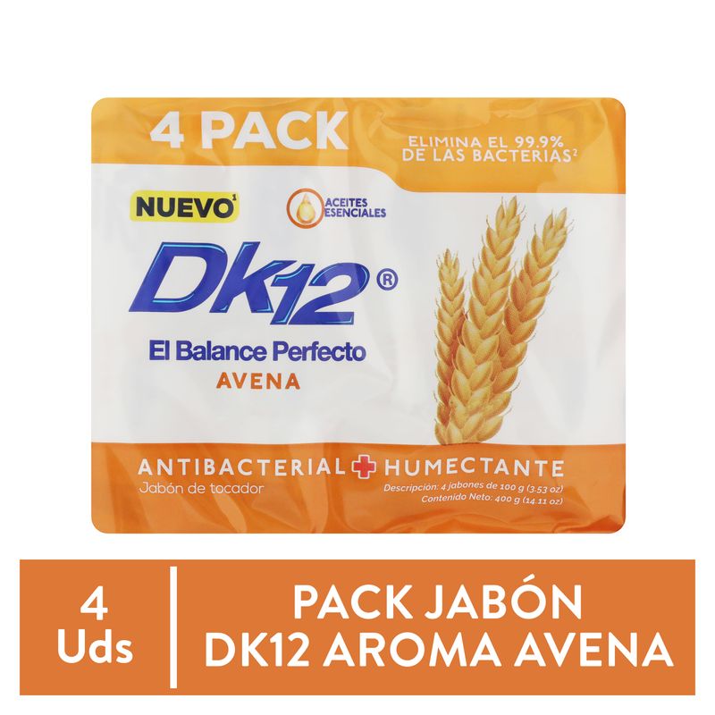 Jabón Dk12 de tocador avena - 400 g