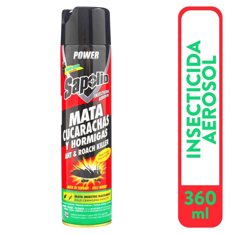 Insecticida Sapolio Mata Cucarachas -360ml