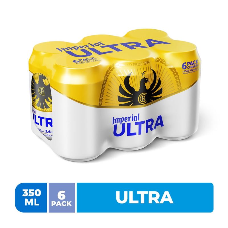 Cerveza Imperial Ultra 6 Pack - 2100 ml