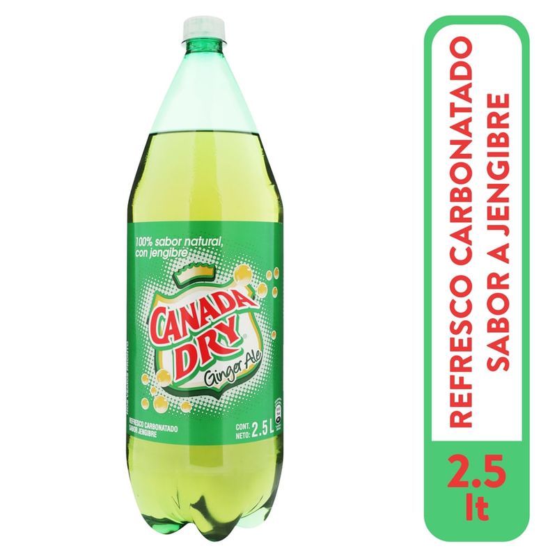 Refresc Gas Ginger Ale Canada Dry 2500ml