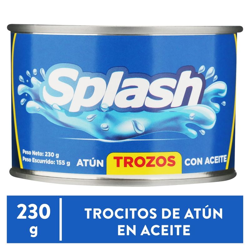 Atún Splash Trocitos en aceite de soya - 230 g