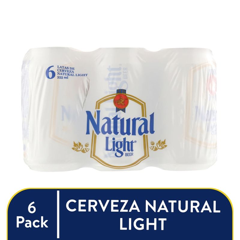 Cerveza Natural Light 355 ml 6 pack - 2130 ml
