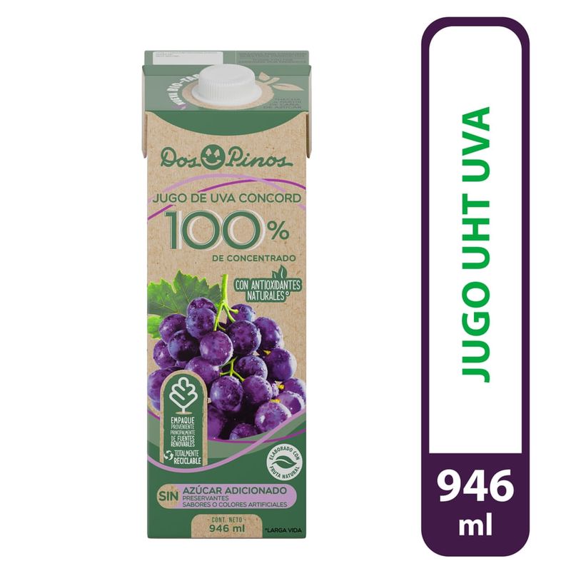 Jugo Dos Pinos UHT Uva - 946 ml
