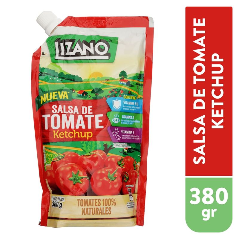 Ketchup Lizano doypack - 380 g