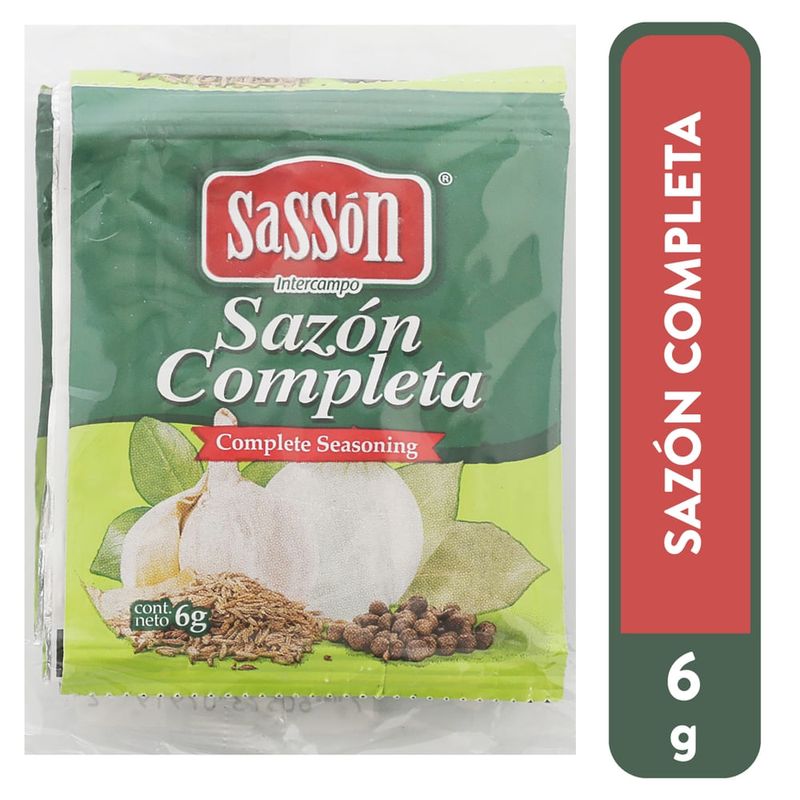 Sazonador Sassón Completao 6 Pack 36 gr