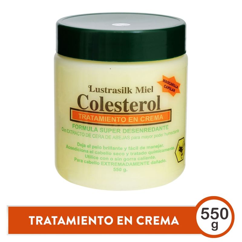 Colesterol Lustrasilk para el cabello con miel - 550 g