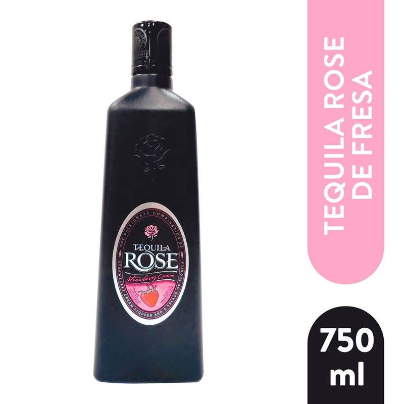Bebida cremosa Tequila Rose sabor fresa - 750 ml