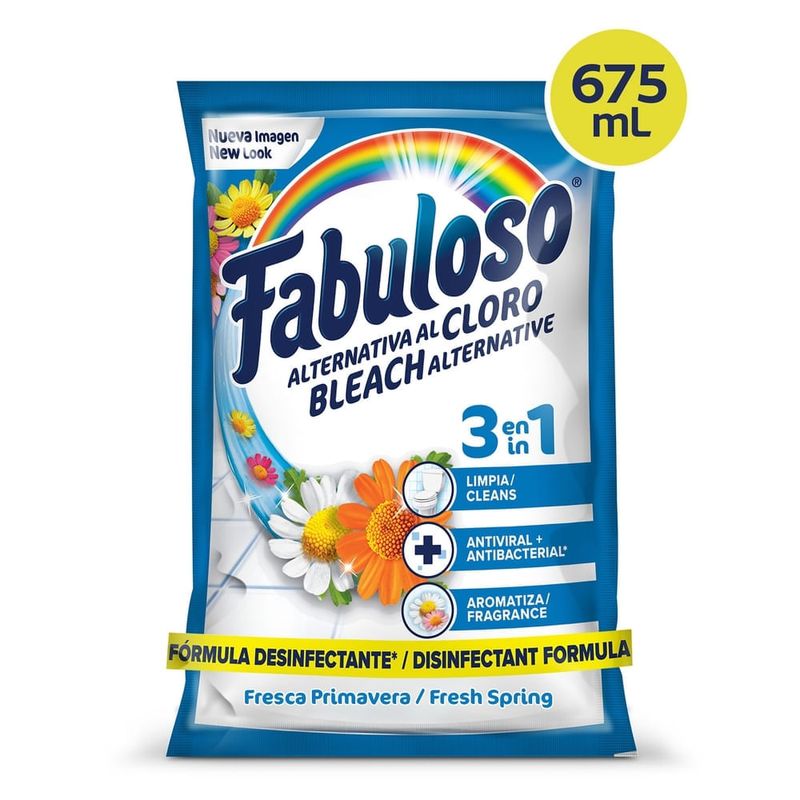 Desinfectante Fabuloso Multiusos Alternativa al Cloro - 675 ml