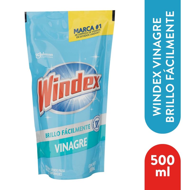 Limpiador Windex Vidrios Vinagre -500ml
