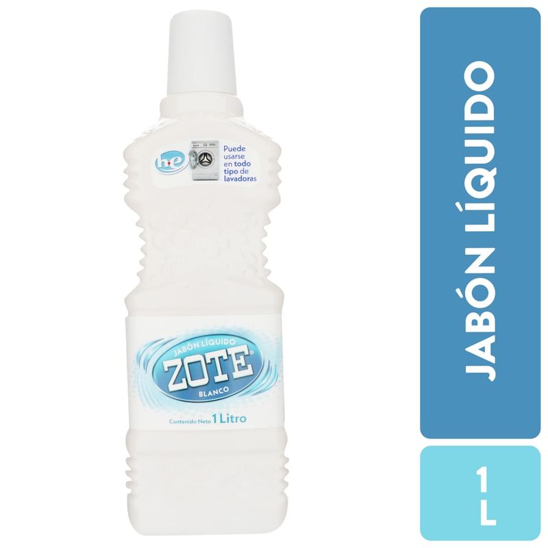 Detergente Líquido Zote Blanco -1000 ml