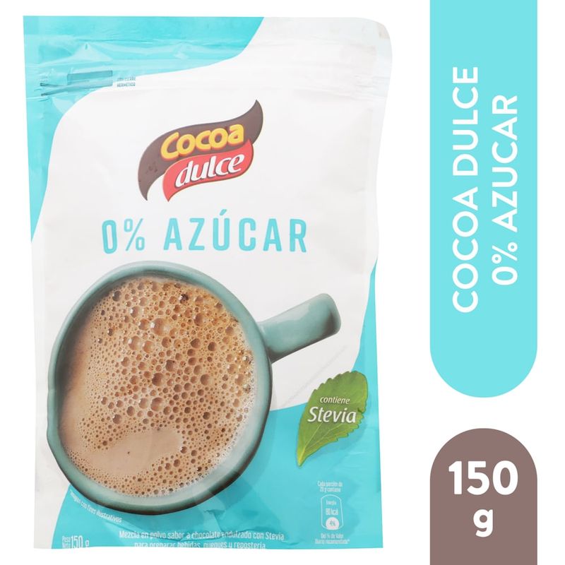 Mezcla  Cocoa Dulce Para Bebida Sin Azúcar -  150 g