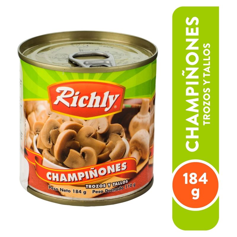 Hongo Richly Trozos - 184 g