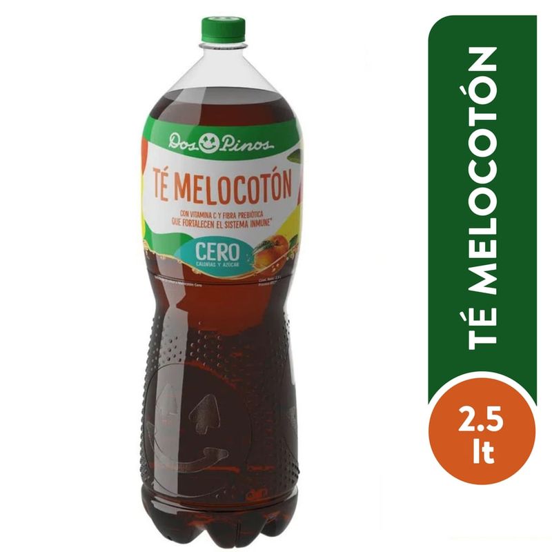 Té Dos Pinos, Melocotón Cero -2500ml