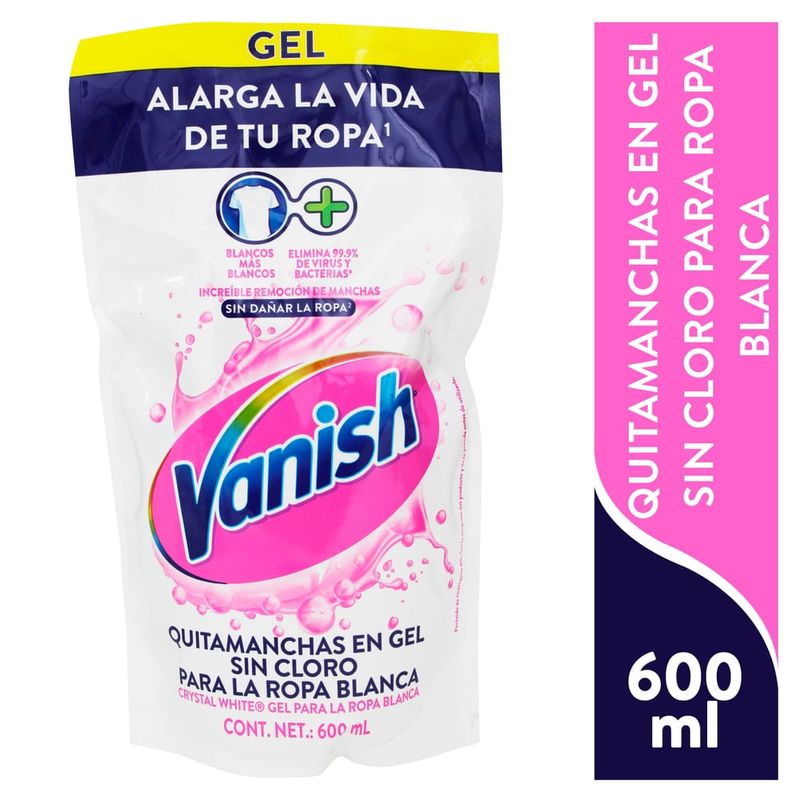 Quitamanchas Vanish Líquido Repuesto  Ropa Blanca - 600 ml