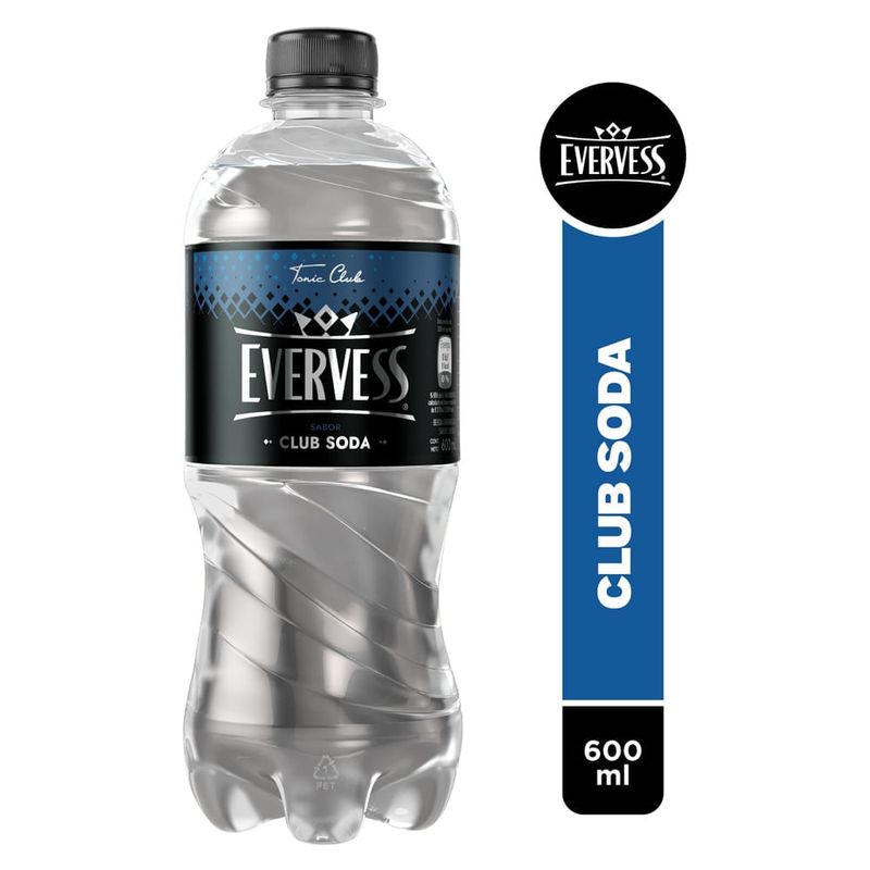 Gaseosa Evervess Soda Pet - 600ml
