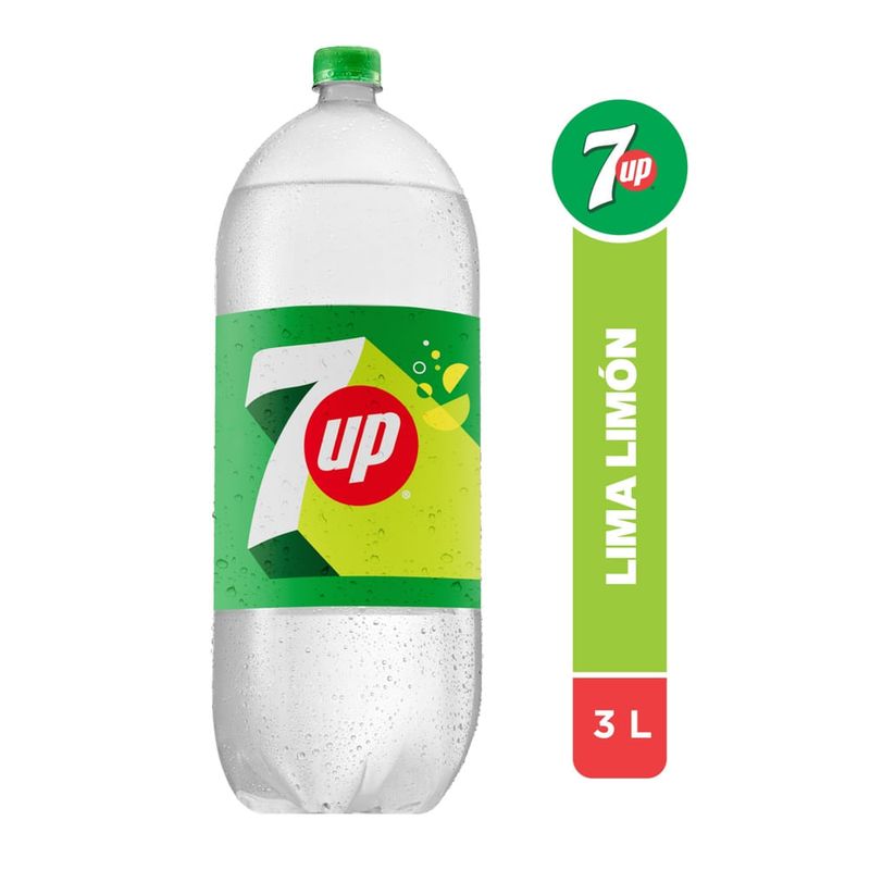Gaseosa 7UP Lima Limón Pet - 3L