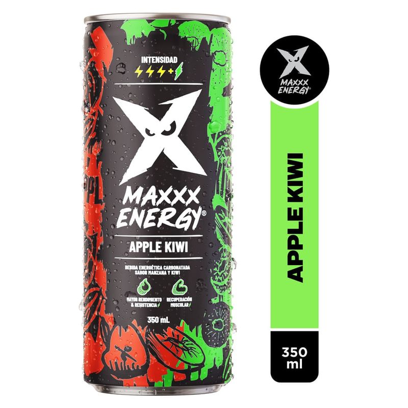 Bebida Maxxx Energy Manzana Kiwi 350ml