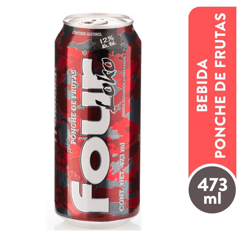 Bebida alcohólica Four Loko Ponche De Frutas - 473 ml