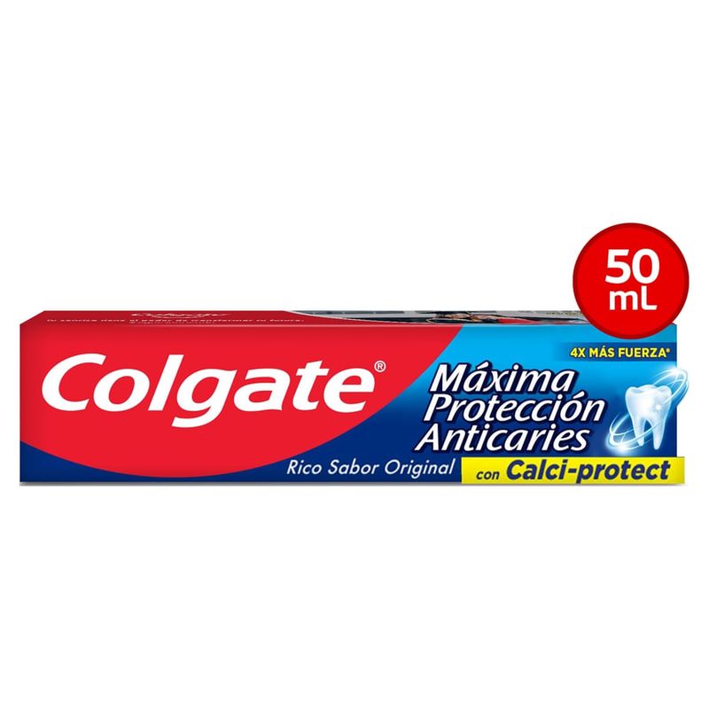 Pasta Dental Colgate Máxima Protección Anticaries - 50 ml