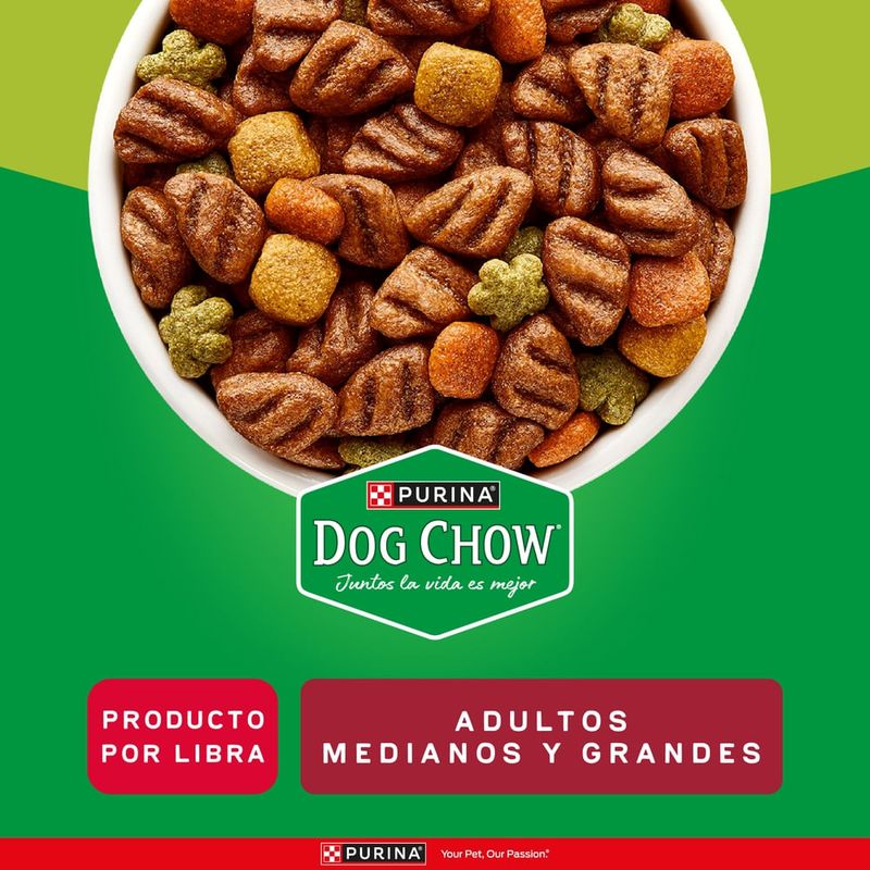 Alimento para perro Purina Dog Chow Adulto medianos y grandes granel