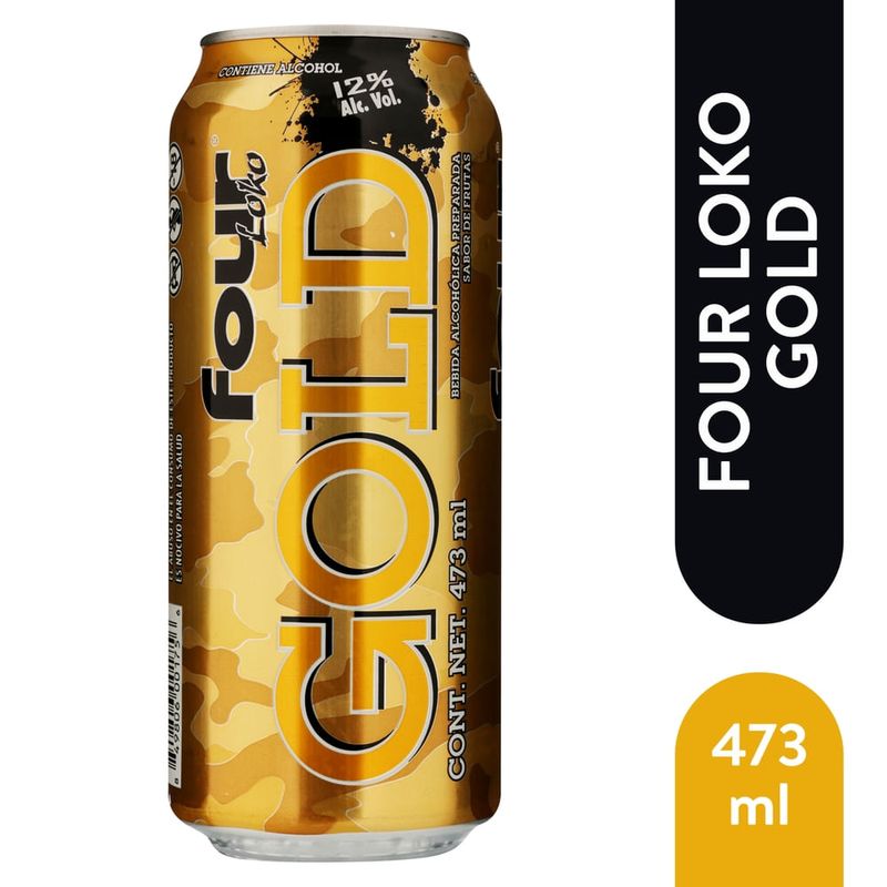 Bebida alcohólica Four Loko gold - 473 ml