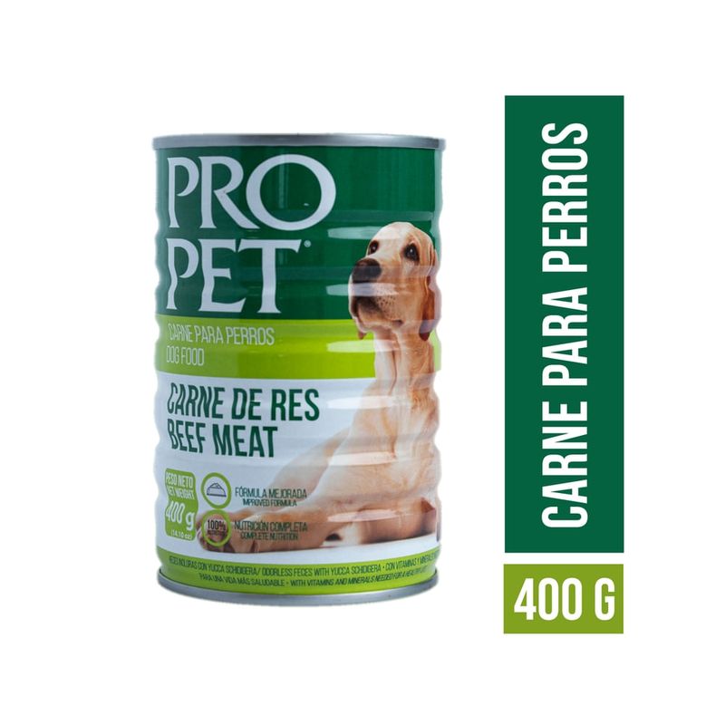 Carne en lata Pro Pet, para perro -400g